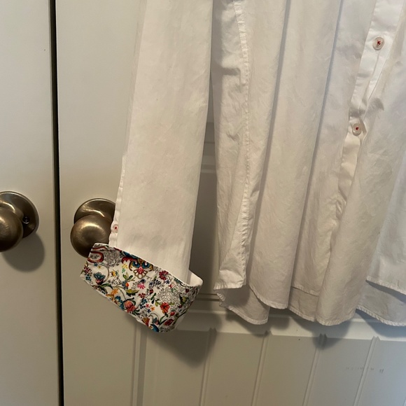 Jared Lang white button down dress shirt - Picture 3 of 3